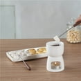 thumbnail image 5 of Charming Fondue Set with Forks, Ceramic Butter Warmer Set, Premium Ceramic Construction for Enhanced Cooking Capabilities, 5 of 5