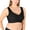 Black, variant on POSESHE Women's Wireless Full Coverage Support Seamless Bra, Great For Large Breast