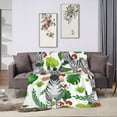 thumbnail image 2 of XMXY Fleece Throw Blanket for Couch, Cute Zebra Cartoon Drawing Lightweight Plush Fuzzy Cozy Soft Bed Blankets and Throws for Sofa, 40"x30" inches, 2 of 8