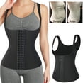 thumbnail image 6 of MISS MOLY Waist Trainer Corset Vest for Weight Loss Sport Body Shaper Workout Underbust Cincher Steel Boned Tummy Tank, 6 of 7