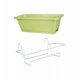 thumbnail image 3 of Jardinera colgante para balcón con soporte para ventana, jardinera versátil, fácil de instalar para barandilla de terraza al aire libre, 43 x 19 x 15 Estante, 3 of 8