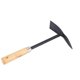 thumbnail image 2 of Wooden Handle Metal Hand Garden Tool Digging Hoe,black, 2 of 5