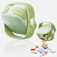 thumbnail image 2 of Magnetic Rotating Pill Organizer Portable Compartment Sorter Travel Home Office, 2 of 6
