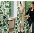 thumbnail image 5 of Soimoi Green Cotton Cambric Fabric Monstera Leaf & Floral Fabric Prints By Yard 56 Inch Wide, 5 of 7