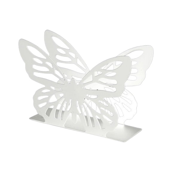 Leodye 1PCS Metal Hollow Desktop Napkin Shelf, Sturdy Load-bearing, Tissue Holder for Home Western Restaurant Hotel Tabletop -4.72 * 3.6 * 1.6in
