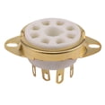 thumbnail image 5 of 4pc 8 Pin Ceramic Socket Tube Top Vacuum Octal Value For Kt88 El34 6v6 6650 274b, 5 of 5