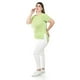 thumbnail image 2 of Blusa asimetrica Roman Fashion /Tallas Extras, 014 (Verde) verde 42, 2 of 5