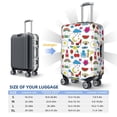 thumbnail image 4 of Fuzoiu Summer Print Suitcase Cover,Washable Luggage Covers for Suitcase,Elastic Luggage Protector Cover,Scratch Resistant Travel Suitcase Covers-Medium, 4 of 7