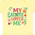 thumbnail image 4 of Inktastic My Auntie Loves Me Girls Girls Baby Bodysuit, 4 of 5