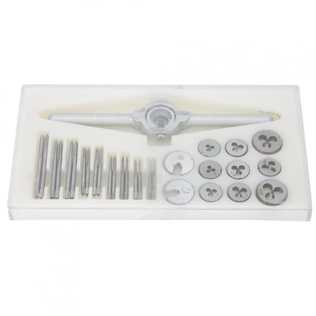 31 unids/set de grifo y troquel de tornillo de Metal, Kit de herramientas de mano para corte de hilo externo