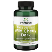 Swanson Full Spectrum Wild Cherry Bark 500 mg 90 Capsules