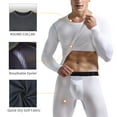 thumbnail image 3 of Lalamelon Men's Thermal Underwear Sets Top & Long Johns Breathable Quick Drying Thermo Base Layer, 3 of 6