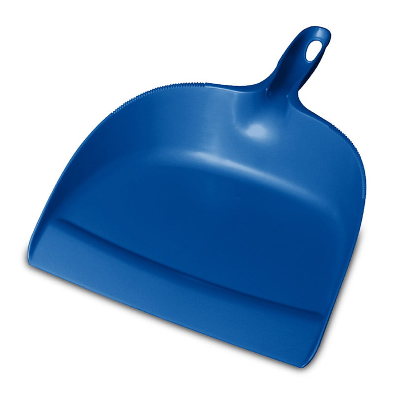 Blue Colour Coded Food Hygiene Hooded Dustpan Strong Plastic Closed Dust Pan 
