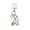 J, variant on OutmaxHome Cute Hummingbird Keychain, Metal Hummingbird Decorative Accessories, for Bag, Key, Purse