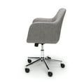 thumbnail image 6 of OFM Essentials Collection Upholstered Home Office Desk Chair, in Gray (ESS-2085-GRY), 6 of 8