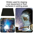 thumbnail image 4 of OIUR 20/30/50CM Fireproof Welding Blanket Heat Resistant Up to 1800 Degree Fahrenheit Fireproof Tarp Heavy Duty Grill Stove Firpit Soldering Welders Flame Retardant Fabric, 4 of 6