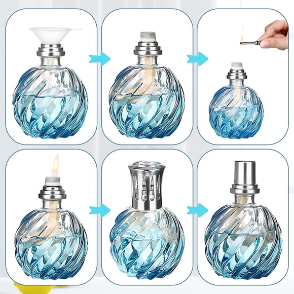 Toystoory Mecha de lámparas de fragancia aromática de 2 piezas para momentos perfumados duraderos diseños únicos y decorativos Kits para hacer velas Tipo 1