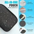 thumbnail image 4 of Travel Cable Organizer Bag, Electronics Organizer Tech Pouch with Double Layers for Cords, Chargers, Phone, Earphones, USBs, SD Cards - Travel Essentials Portable Waterproof Tech Pouch, 4 of 4