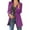 Purple, variant on Casual Blazers for Women 2025 Long Sleeve Open Front Notch Lapel Collared Business Casual Work Office Jacket