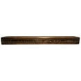 thumbnail image 2 of Rough Cut Décor Farmhouse Solid Spruce Rough-Hewn Fireplace Mantel Shelf, 72 in. x 5 in., 2 of 2
