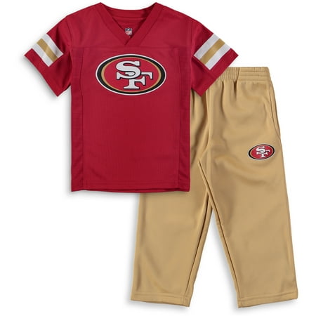 San Francisco 49ers Toddler Training Camp Pants & T-Shirt Set -