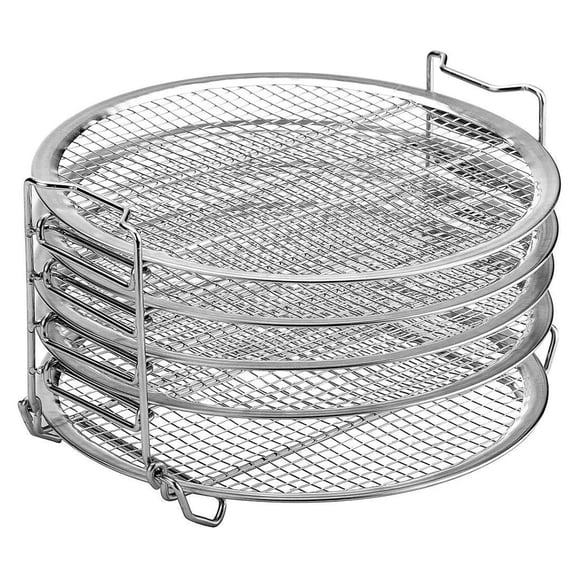Bearachild Freidora de aire Deshidratador Soporte Rejilla de secado Olla a presión hueca extraíble Reemplazo de vegetales de frutas para Foodi 6.5qt / 8qt Herramientas y accesorios para hornear Bearachild HA7469-00B