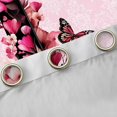 thumbnail image 4 of Erosebridal Girls Monogrammed T Curtains Pack of 2 (42x84 Each), Retro Floral Curtains Blackout, 4 of 6