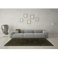 thumbnail image 3 of Ahgly Company Indoor Square Abstract Brown Modern Area Rugs, 7' Square, 3 of 4