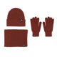 thumbnail image 1 of Conjunto de tres piezas de guantes, gorros y bufandas de punto cálidos de estilo europeo e invernal con terciopelo grueso y gorro. Bufandas, gorros y mitones para mujer., 1 of 3