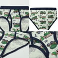 thumbnail image 2 of Emy Dola 5 Pack Little Big Boys Briefs Elastic Cotton Dinosaur Truck Toddler Underwear Kids Under Panties, 2 of 8