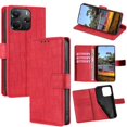 thumbnail image 1 of For Xiaomi Redmi Note 14 4G (164.84mm) Case Crocodile Texture PU Leather Phone Cover - Black, 1 of 5