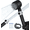 deep black, variant on Filtered Shower Head with Handheld, High Pressure Multiple Spray Modes Shower Head, Filter Showerhead for Hard Water, Power Wash for Bathroom, Black