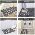thumbnail image 5 of Pofeuu Colorful Paws Of Dog Print Flannel Doormats Rug16"x24"Rug Washable Doormats Indoor Outdoor Rugs for Layered Front Door Mats, Porch, Kitchen, Entryway, 5 of 7