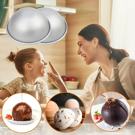 

cbzote Semi-Circular Aluminum Alloy Cake Mold Chocolate Making Tools