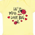 thumbnail image 4 of Inktastic Lil Miss Love Bug with Lady Bug and Hearts Girls Baby Bodysuit, 4 of 5
