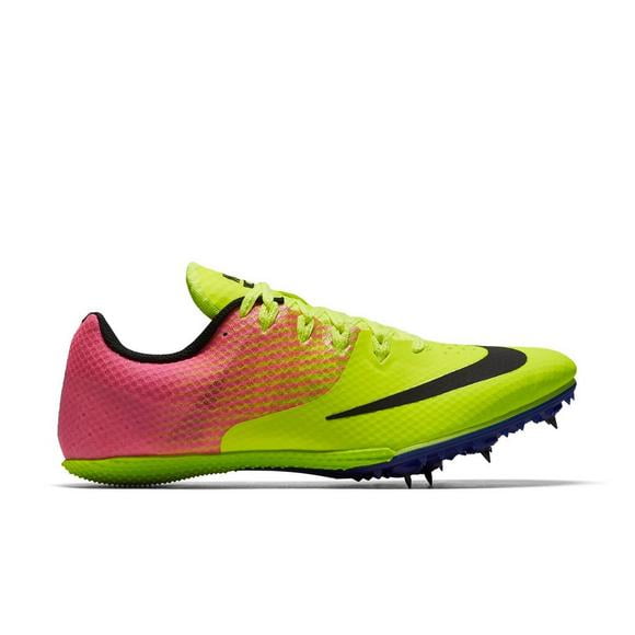 Nike Women's Nike Zoom Rival S 8 Track Spike Yellow/Pink 7 B US