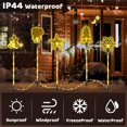 thumbnail image 4 of Luces navideñas para paisajes Niuyhe, paquete de 10 unidades, impermeables, 4 of 8