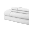 thumbnail image 2 of Pentagon Collection 1800 Series Wrinkle Resistant Embossed Sheet Set (Twin XL, White), 2 of 2