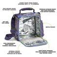thumbnail image 5 of JAXX by Fit+Fresh, 5pc Meal Prep Lunch Bag, for Adults Insulated Lunch Bag, Camo Plum, 5 of 20