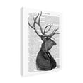 thumbnail image 2 of Trademark Fine Art 'Deer Portrait 1' Canvas Art by Fab Funky, 2 of 3