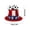 B, variant on Football Party High Top Hat with Whimsical Football Decoration - Eye-Catching Accessory for Football Fans, Comfortable and Soft Design, Perfect for Themed Events and Cheering at Matches B