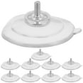 thumbnail image 2 of 10 ventosas con tornillo M4 para ventanas de vidrio, resistentes, para baño y cocina, pequeñas, para accesorios de vidrio., 2 of 8