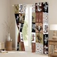 thumbnail image 3 of Homewish Western Cowboy Tribal Black Out Curtains,Country Bull Skull Curtains Pack of 2 (42x63 Each),Rustic Framhouse Cabin Bedroom Curtains For Children,Breathable Home Decor, 3 of 6