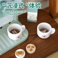 thumbnail image 4 of Wooden House Mini Simulation Coffee Machine Children‘s Role-playing Kitchen Fun Interactive Kitchen Furniture Toys Holiday Gift, 4 of 5