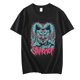 thumbnail image 1 of Camiseta de manga corta para hombre, camisa 100% de algodón con estampado musical de banda Mental pesada, informal de dibujos animados, Verano, 1 of 4