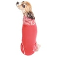 thumbnail image 3 of Pet Life HDHL1TLMD Active Pull-Rover Premium 4-Way Stretch Two-Toned Performance Sleeveless Dog T-Shirt Tank Top Hoodie, Teal - Medium, 3 of 11