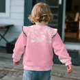 thumbnail image 4 of Garronmavis Pink Axolotl Toddler Girl Sweatshirt Lightweight Hearts Long Sleeve Pullover Crewneck Tops Shirts Stylish Pullover Drop Shoulder Sweater Top Lightweight for Girls Aged 2-3, 4 of 7