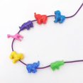 thumbnail image 3 of 200 cuentas de plástico con forma de animal, con agujeros grandes, de animales de pastizales, divertidas para manualidades infantiles, joyería y fabricación de pulseras., 3 of 3