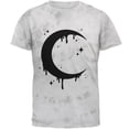 thumbnail image 1 of Halloween Dripping Crescent Moon Mens T Shirt, 1 of 1