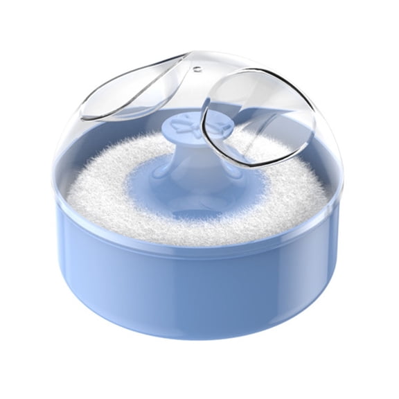 Large Powder Puff with Case Infant Body Powder Puff Empty Loose Powder Box Body Cosmetic Powder Puff & Container